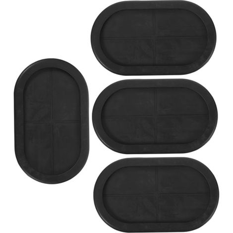 Lot de 4 rondelles ovales en caoutchouc 40 x 80 mm pour la (1/5)