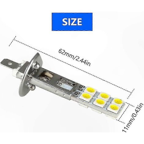 8er-Pack LED-Lampen, 6000K Kaltweiß, 80W-Set für Scheinwerfer, Fernlicht, Nebelscheinwerfer und Zusatzscheinwerfer (1/5)