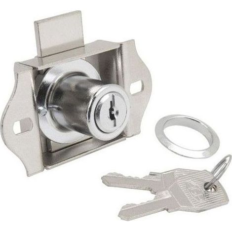 Serrure de meuble pour tiroir 301/55 mm. chrome
