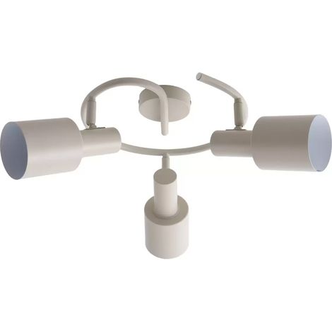 [NEUWERTIG] B-Ware Lindby Deckenstrahler Ovelia beige Eisen Deckenlampe Deckenleuchte Lampe E27 (1/2)