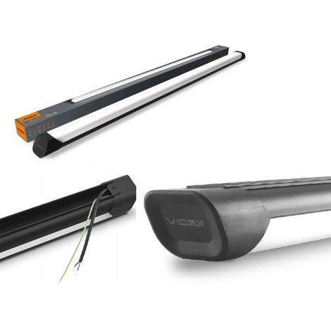 Plafoniera LED Videx 120cm 72W 8000lm 5000K IP20 nera