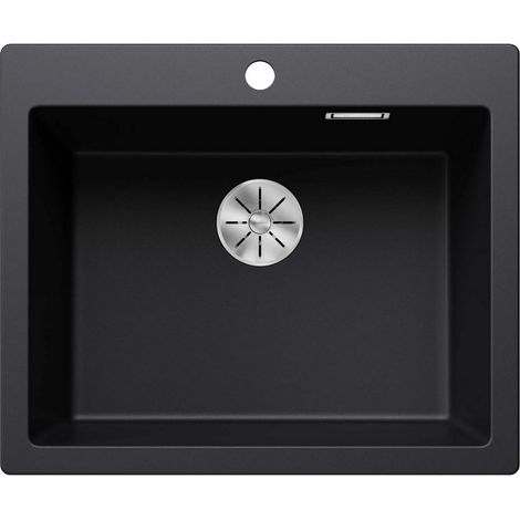 Blanco Pleon 6 - Silgranitspüle, 62x51 cm, Schwarz 525953 (1/4)