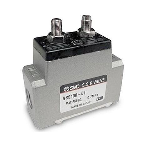 Vanne pneumatique de démarrage progressif SMC, 810L/min., Rc 3/8, 2mm taille du tube 10 bars ( Prix pour 1 )