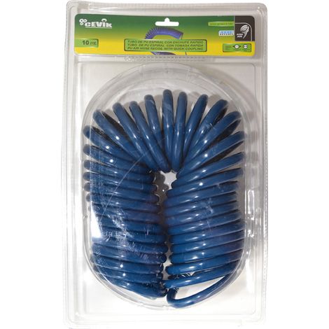Tubo espiral Cevik PU 10Mt C/Acople rápido CA-SPR10-812
