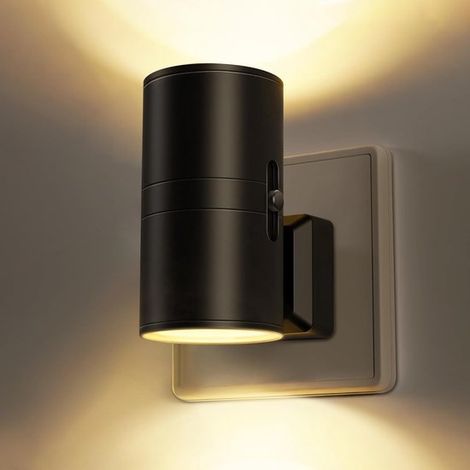 Luce notturna a LED con spina, sensore crepuscolare, 5300 lm, luminosità regolabile 2700 K, luce notturna dimmerabile per cucina, corridoio, (1/5)