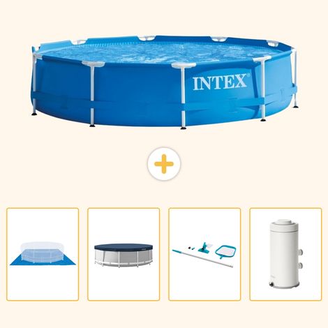 Intex Piscine Tubulaire Ronde - 366x76 cm - 5-pièces  S119 (1/5)
