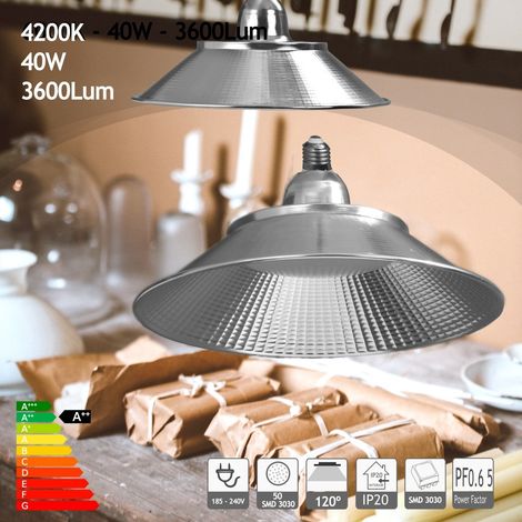 Jandei - Bombilla led E27 campana 40W blanco natural 4200K