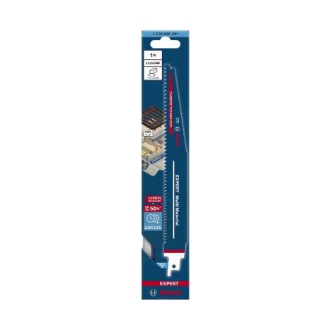 Bosch EXPERT TC Carbide Progressor for Wood & Metal Sabre Saw Blade - 50x Life