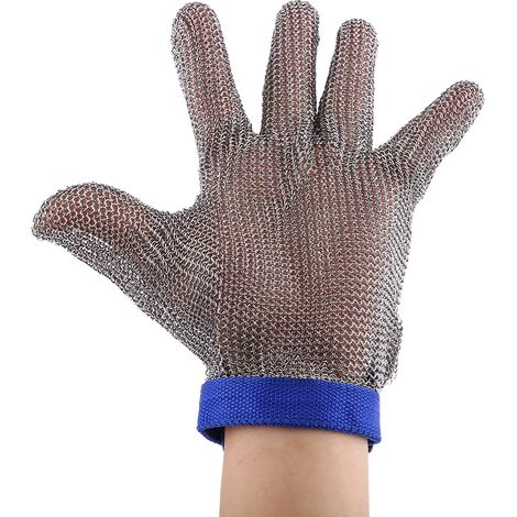 Schnittfester Edelstahlhandschuh, Metzgersicheres Werkzeug für die Fleischverarbeitung (1/5)