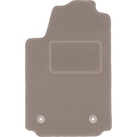 Alfombrilla de terciopelo para el conductor para: Audi A2 hatchback (2000-2005) beige (1/5)