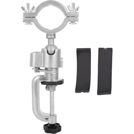 360° Rotating Electric Drill Stand Grinder Support Bench Clamp (1/5)