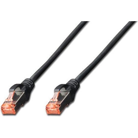 Digitus DK-1644-010/BL cavo di rete Nero 1 m Cat6 S/FTP (S-STP)