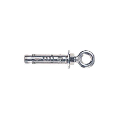 TASSELLO IN ACCIAIO CON OCCHIOLO CHIUSO TAM- - ø mm.10 MA x mm.77 foro occhio mm.12,8 - 25 pezzi FISCHER