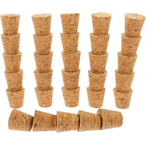 Lot de 30 bouchons liège - 1,50x1,50x1,20 cm, réutilisables (1/5)