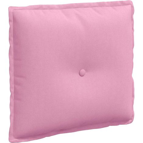 Cojín de Espalda Rosa 50 x 19 x 45 cm tela vidaXL (1/5)