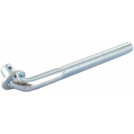 The threaded adjustment rod, 0.09 meters long, is suitable for Stiga, Mountfield and Castelgarden lawnmower blades.