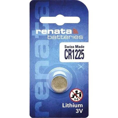 Pile bouton lithium Renata CR1225 3 volts 48 mAh 2 pièces