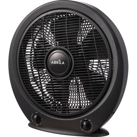 "Puma" regelbarer Tischventilator mit Timer (45W AC-Motor, 3 Geschwindigkeiten), schwarz (1/3)
