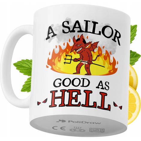 Lustige Tasse für Seeleute – Kaffee- oder Teetasse mit witzigem Textdesign – ideal für Geburtstage, Namenstage, Feiertage und besondere Anlässe. Hochwertige Tasse für Zuhause, Büro und Arbeit. Farbe: 