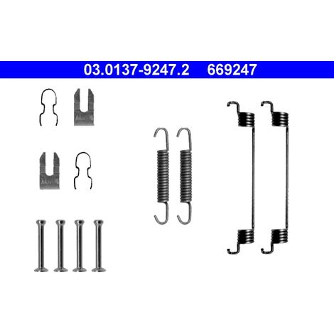 Kit d'accessoires, mâchoire de frein ATE 03.0137-9247.2 FIAT 1713751