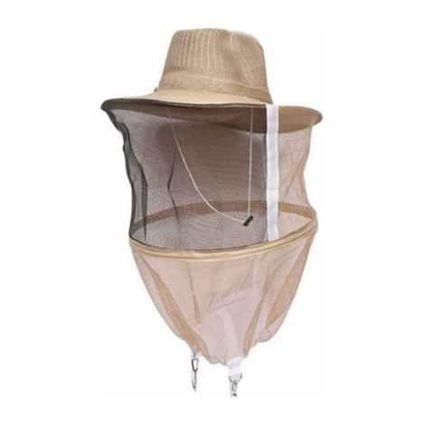 Chapeau d'apiculture avec voile chapeau anti-moustique tête d'apiculteur masque facial machine à chapeau (1/4)