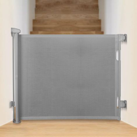Barriere De Securite Enfant Extensible 0-150 Cm, Barriere Extensible pour Chien, Protection Extensible Operation à Une Main pour Escaliers, Couloirs, Interieurs Et Exterieurs (1/5)