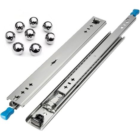 1 paire de glissières tiroir avec verrouillage, rails et coulisses à (1/5)