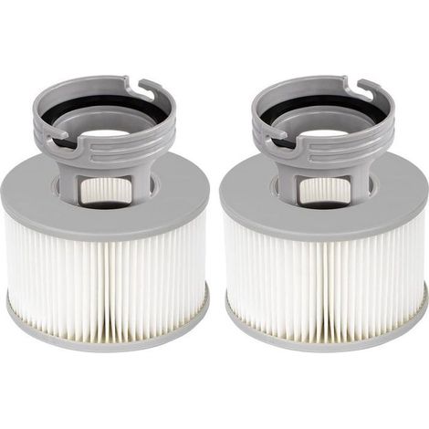 2pcs Filtre pour bain hydromassant - Version améliorée Inclut adaptateur à vis (1/5)