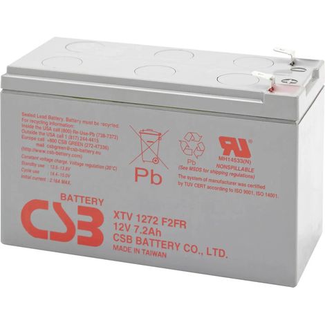 [GEBRAUCHT] B-Ware Csb Battery Bleiakku Akku Xtv1272 12 V 72 Ah Blei Vlies Agm Hochtemperatur
