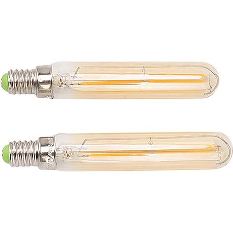 Lot de 2 ampoules LED tubulaires 4W E14 2300K T20x120 220-240V pour l'éclairage (1/5)