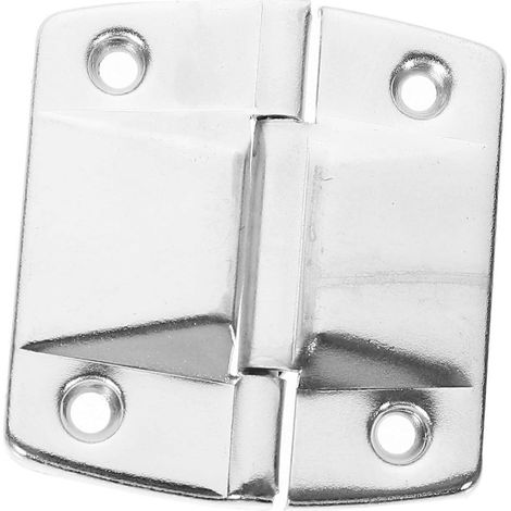 Lot de 6 charnières robustes pour coffre en fer massif, fixation solide et facile. (1/5)