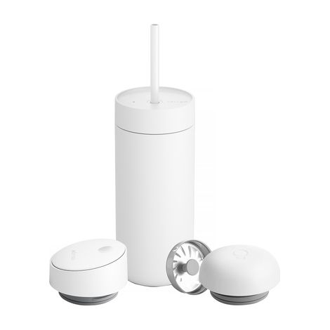 Fellow Carter Zes Becher + 3 Kappen Mattweiß 473 ml (1/2)