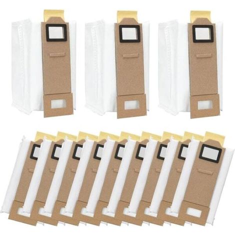 Lot de 12 sacs pour aspirateur Roborock S7, S7 Plus, S7 Max, T7s et T7s Plus, de rechange-AquaForge (1/3)