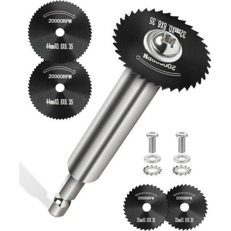 Coupe-tube intérieur pour PVC avec 5 lames de scie de rechange, tige hexagonale de 1/4 po, Impact Connect