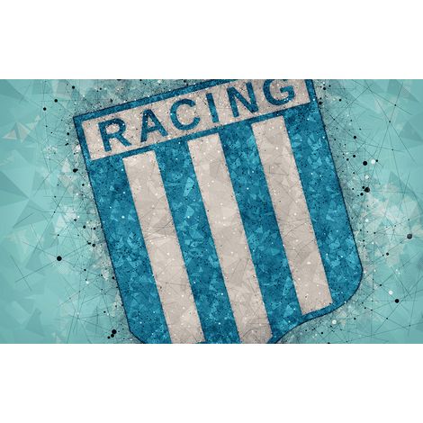 Papier peint panoramique Foot / Football - RACING - 130 cm x 81 cm (1/2)