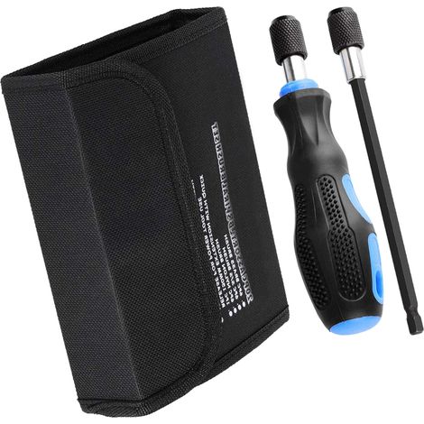Kit de 20 brosses métalliques pour pistolet à brosses, sac à outils noir, entrepôt à l'étranger (1/2)