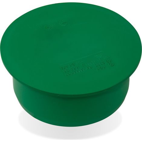 KG 2000 Muffenstopfen DN 125 Stopfen Abwasserrohr Abflussrohr Kanalrohr grün (1/5)