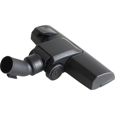 Cepillo para aspiradora, universal, 35 mm, plástico, con 2 ruedas, enchufe para alfombras y adaptador, apto para aspiradoras AEG, Siemens, Miele, Bosch, etc. (1/5)