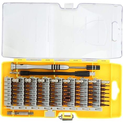 Kit D'outils De Réparation électronique Professionnel 60 En 1, Jeu D'embouts De Tournevis De Démontage Multifonctions, Outils De Réparation Pour Lunettes De Téléphone (1/5)