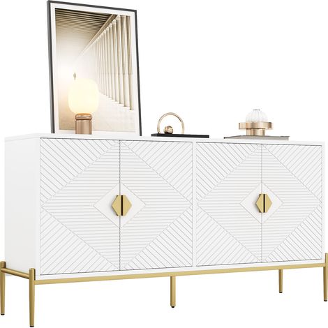 Tables de chevet modernes, armoires, meubles de rangement. Conçus pour être utilisés dans les salons, les salles à manger ou les entrées. Dimensions : 162 x 40 x 80 cm (lange x hauteur x profondeur). (1/5)