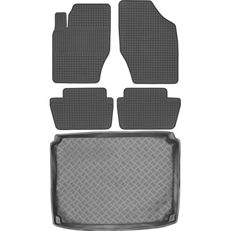 Juego de alfombrillas de goma para coche y maletero para Citroën C4 I Coupé (2004-2010). (1/5)