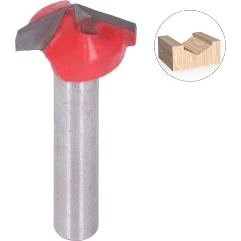 Fraise à rainurer en V de 6 mm pour gravure CNC, fraise à usiner le bois, fraise en V (1/5)