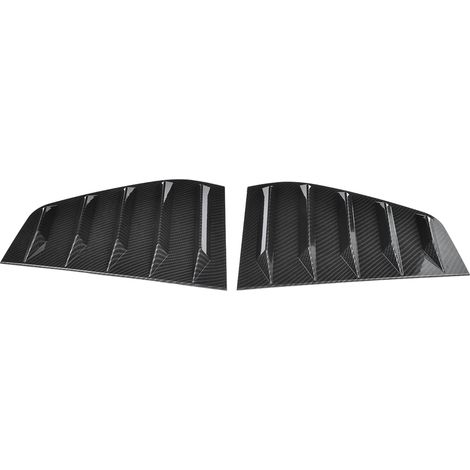 Paire de déflecteurs d'aération latérale en fibre de carbone pour Volkswagen Golf Mk6 2009-2013, style sport (1/5)