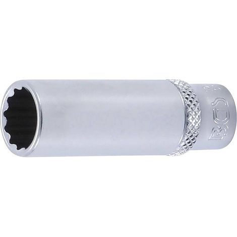 Douille pour Clé 6,3 mm (1/4) 11 mm - Douze Pans, Longue - Précision et Durabilité, Acier, Zones Difficiles - D-Work (1/5)
