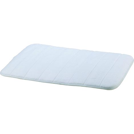 King Home ANTI-SLIP WHITE Coral Velvet 60x40 cm BAG RUG (1/4)