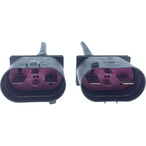 Electric fan harness connectors compatible with Volkswagen, Audi, Passat, Lavida, Touareg, Superb, Skoda and Tiguan models -- JB1316-4P