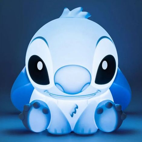Paladone Disney Lilo and Stitch BT7733 LPSPS SquishyGlo Luce in Silicone Ricaricabile colore Bianco
