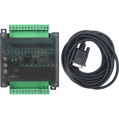 SPS-Platine, industrielle programmierbare Steuerung, Steuermodul mit DVP-Kabel, 2N 1N 20MR, unbestückte Platine mit 485-Kommunikation