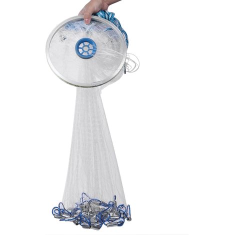Épuisette de pêche portative résistante en filet, 3,6 mètres, pour attraper et capturer les poissons - accessoire de pêche durable.