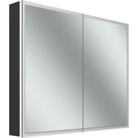 Armario con espejo Schneider GLOW D2W, 2 puertas 45/45cm, (1/5)